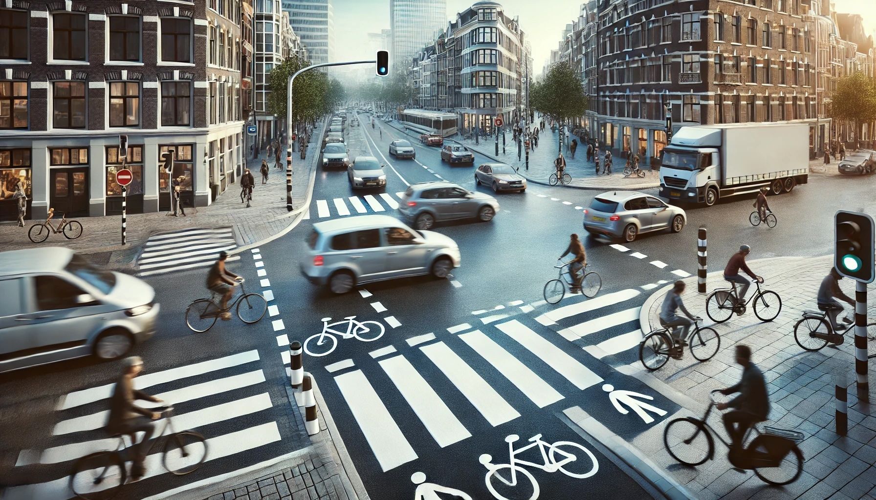 オランダで歩行者と自転車の事故が25%増加—都市部で特に顕著
